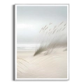 plakat-srebrna-ramka-przod-piaszczysta-plaza-i-morze-II.webp