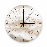 Zegar ścienny - Złote ptaki