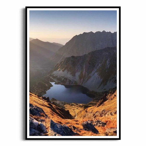 Plakat Tatry czarna ramka