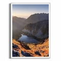 Plakat Tatry srebrna ramka