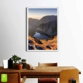 Plakat Tatry srebrna ramka w pokoju