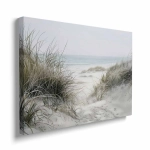 Obraz na płótnie - Wydmy nad morzem z trawami