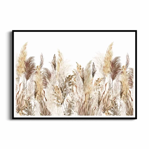 plakat-czarna-ramka-przod-akwarelowa-trawa-pampasowa-w-stylu-boho.webp
