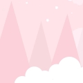 fototapeta-sliczne-rozowe-gory-chmury-i-gwiazdy-fragment.webp