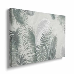 Obraz na płótnie - Egzotyczne liście palmy i monstery do Sypialni, Salonu