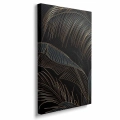 obraz-na-plotnie-czarne-tlo-i-zlote-liscie-tropikalne-bok-pion.webp