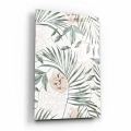 obraz-na-szkle-akrylowym-liscie-i-kwiaty-tropikalne-bok-pion.webp