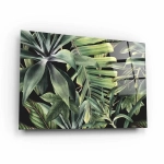Obraz na szkle akrylowym - Tropikalne liście