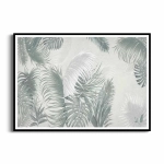 Plakat - Egzotyczne Liście Palmy i Monstery do Sypialni, Salonu