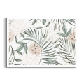 plakat-biała-ramka-przod-liscie-i-kwiaty-tropikalne.webp