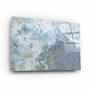 Obraz na szkle akrylowym - Abstrakcyjny Marmur Niebieski