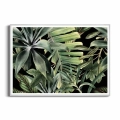 plakat-srebrna-ramka-przod-tropikalne-liscie.webp