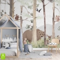 fototapeta-dla-dzieci-na-wymiar-lesne-zwierzeta-pokoj-chlopca.webp