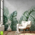 fototapeta-premium-tropikalna-dzungla-liscie-szare-tlo-aranzacja.webp