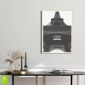 plakat-drewniana-ramka-wnetrze-widok-na-wieze-eiffla-w-paryzu.webp