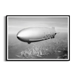 Plakat - USS Macon nad Nowym Jorkiem