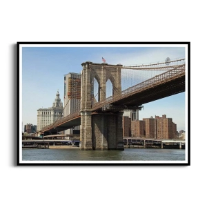 Plakat - Most Brookliński o poranku
