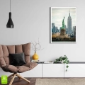 Plakat-statua-wolnosci-na-tle-nowego-jorku-srebrna-ramka -wnetrze_web.webp