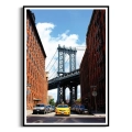 Plakat-zolta-taksowka-na-tle-manhattan-bridge-czarna-rama_web.webp