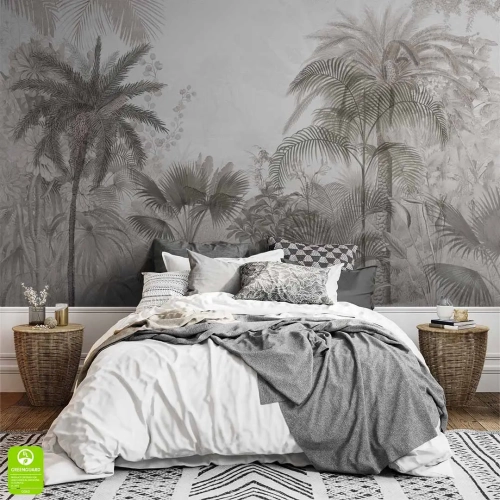 fototapeta-na wymiar-palmy-dzungla-do-sypialni-i-salonu–nowoczesna-szara-wnętrze3_web.webp