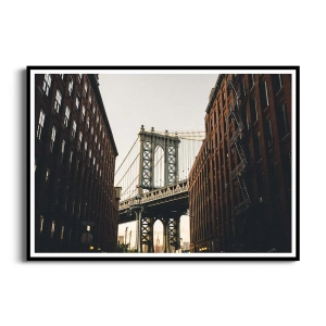 Plakat - Most Manhattan w Nowym Jorku