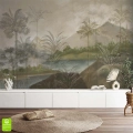 fototapeta-na-wymiar-egzotyczna-dzungla-vintage-naturalna-dekoracja-do-salonu-styl-tropikalny-i-boho-zielone-palmy-i-gory-stonowany-krajobraz-wnetrze2_web.webp