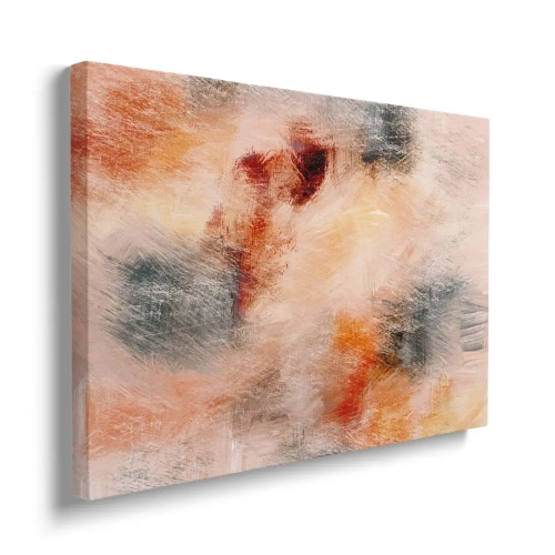 Obraz-abstrakcja-malarska–ciepla-dekoracja-do-salonu-i-sypialni-styl-nowoczesny-bezowo-pomaranczowe-plamy-kolorow-poziom-bok_web.webp