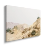 Obraz na płótnie - Nowoczesny krajobraz, beżowa pustynia boho do salonu, sypialni 