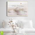 plakat-drewniana-ramka-wnetrze-pejzaz-gorski-w-odcieniach-bezu-z-mgla-i-ptakami.webp