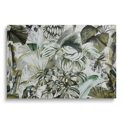 Obraz-na-szkle-poziom-nowoczesny-botaniczny-wzor-z-lisci-i-kwiatow-w-zgaszonej-zieleni_web.webp