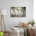 Plakat-poziom-rama-drewniana-wnetrze-wiszace-zielone-liscie-szary-beton-styl-loft-nowoczesny-salon-sypialnia_web.webp