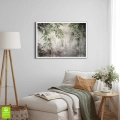 Plakat-poziom-rama-srebrna-wnetrze-wiszace-zielone-liscie-szary-beton-styl-loft-nowoczesny-salon-sypialnia_web.webp