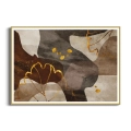 Plakat-poziom-rama-zlota-abstrakcja-liscie-ciemny-braz-i-bez-styl-glamour-loft-salon-sypialnia_web.webp