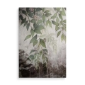 Obraz-na-szkle-pion-wiszace-zielone-liscie-szary-beton-styl-loft-nowoczesny-salon-sypialnia_web.webp