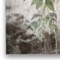 Obraz-na-szkle-kwadrat-krawedz-wiszace-zielone-liscie-szary-beton-styl-loft-nowoczesny-salon-sypialnia_web.webp