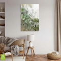 Obraz-na-szkle-pion-wnetrze-zielona-egzotyczna-dzungla-do-salonu-liscie-palmy_web.webp