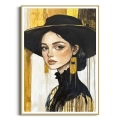 Plakat-rama-zlota-zlota-elegancja-portret-kobiety-w-czarnym-kapeluszu_web.webp