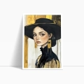 Plakat-bok-zlota-elegancja-portret-kobiety-w-czarnym-kapeluszu_web.webp