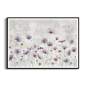 Plakat - Polne Kwiaty na Betonie