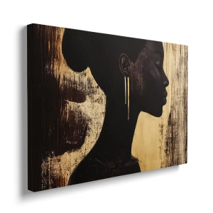 Obraz na płótnie - Kobiecy Profil – Portret kobiety w stylu artystycznym