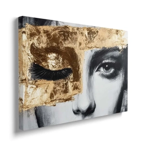 Obraz na płótnie - Kobiece Spojrzenie – Artystyczny portret kobiety
