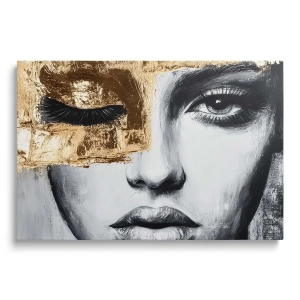 Obraz na szkle - Kobiece Spojrzenie – Artystyczny portret kobiety 