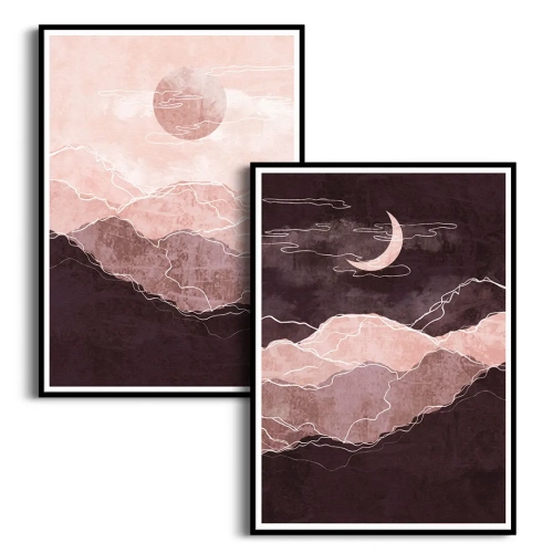zestaw-2-plakatow-gory-slonce-ksiezyc-braz-boho-sypialnia_web.webp