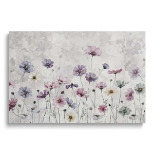Obraz na szkle - Polne Kwiaty na Betonie