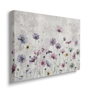 Obraz na płótnie - Polne Kwiaty na Betonie