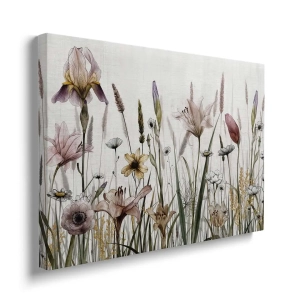 Obraz na płótnie - Eteryczna Łąka – Polne kwiaty i trawy 