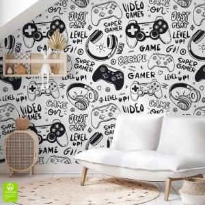 Fototapeta gamingowa dziecięca na wymiar – do pokoju gracza, chłopca lub nastolatka