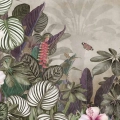 Fototapeta-okragla- vintage-tropikalny-las-fragment.webp