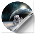 Fototapeta-okragla-kosmos-astronauta-do-sypialni-pokoju-dziecka-i-nastolatka-3D-naklejka.webp