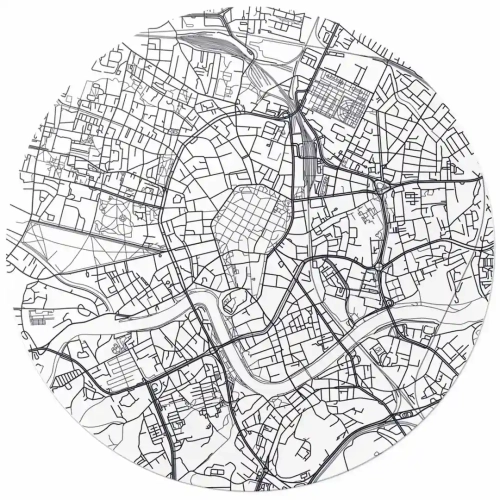 Fototapeta-okragla -mapa-krakowa.webp